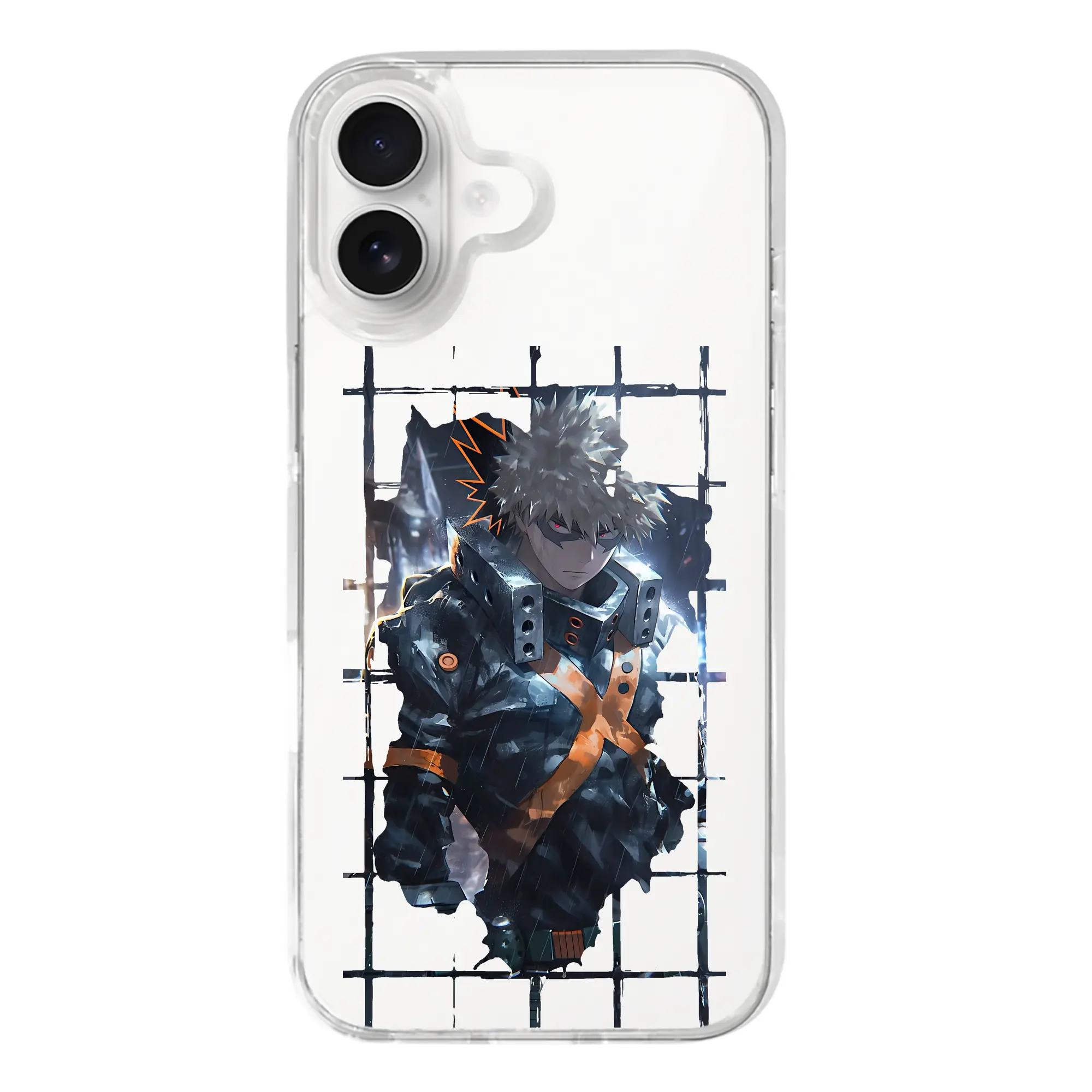 僕のヒーローアカデミア グッズ,爆豪勝己 - iPhone 17シリーズ 透明スマホケース – 薄型・耐衝撃・精密フィット保護カバー